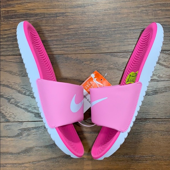 NIKE WMNS KAWA SLIDE Psychic Pink/White - Picture 5 of 16